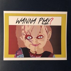 Wanna play? Chucky poster